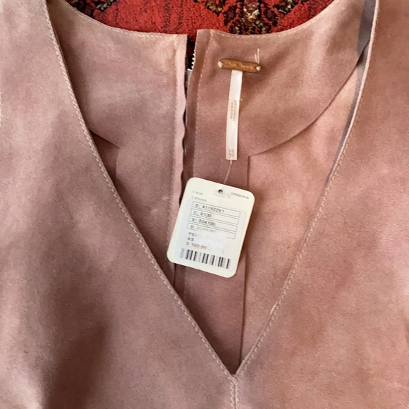 Brand new leather/suede free people dress - Picture 2 of 3